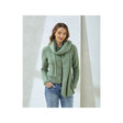 King Cole Aran Cardigan and Scarf Knitting Pattern 6502
