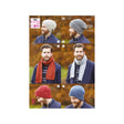 King Cole Aran Hat and Scarf Knitting Pattern 3461