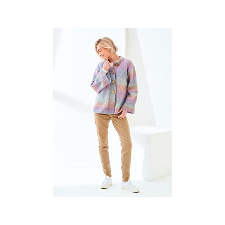 King Cole Aran Jacket Knitting Pattern 6506