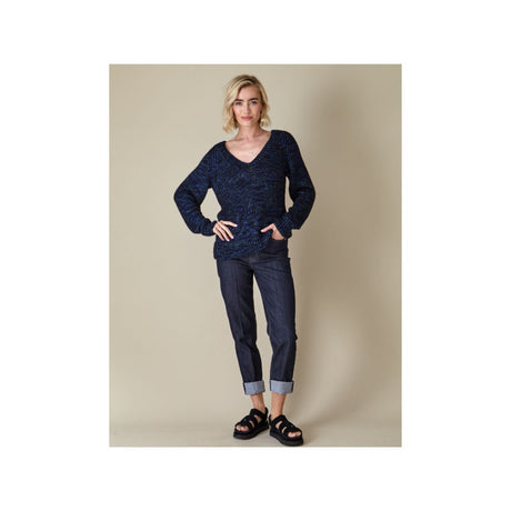 King Cole Firefly Aran V Neck Sweater Knitting Pattern 6448