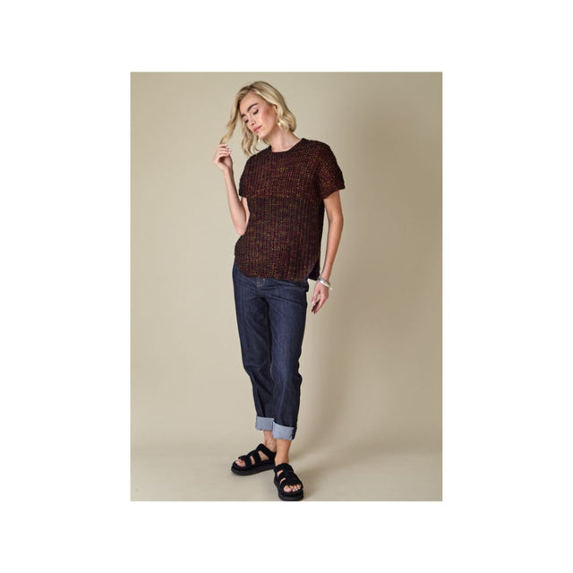 King Cole Firefly Aran Tunic Knitting Pattern 6449