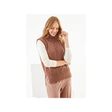 King Cole Aran Slipover Knitting Pattern 6428