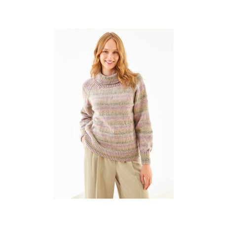 King Cole Aran Sweater Knitting Pattern 6427