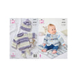 King Cole Baby Aran Knitting Pattern 6045