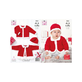 King Cole Baby Crochet Pattern 5863