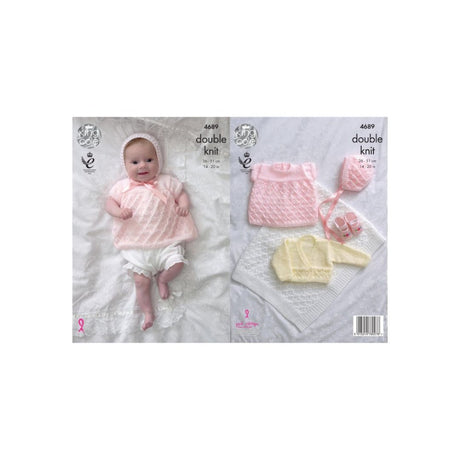 King Cole Baby DK Knitting Pattern 4689