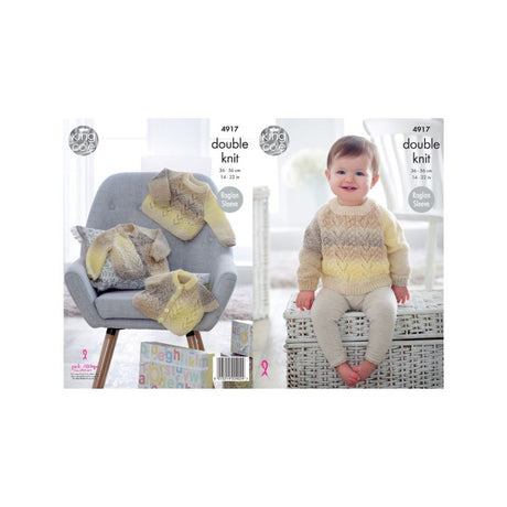 King Cole Baby DK Knitting Pattern 4917