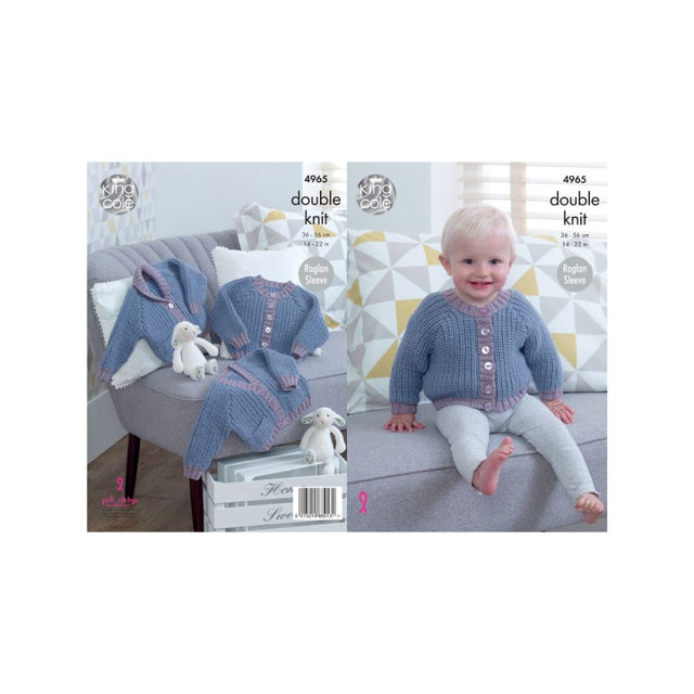 King Cole Baby DK Knitting Pattern 4965