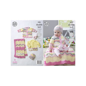 King Cole Baby DK Knitting Pattern 5083