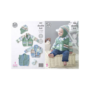King Cole Baby DK Knitting Pattern 5087