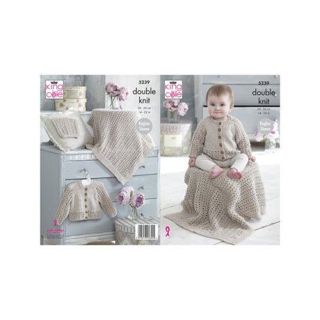 King Cole Baby DK Knitting Pattern 5239