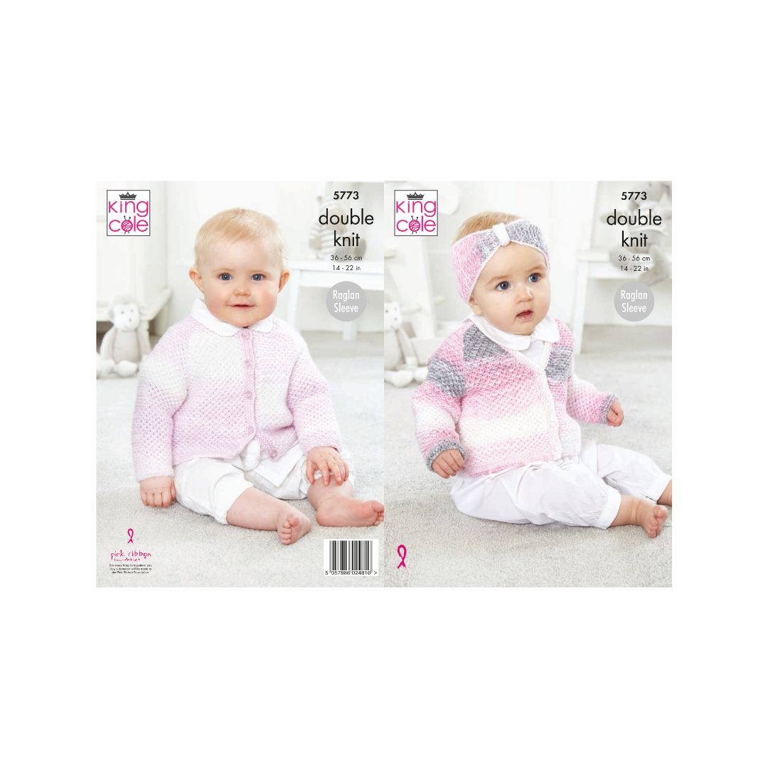 King Cole Baby DK Knitting Pattern 5773