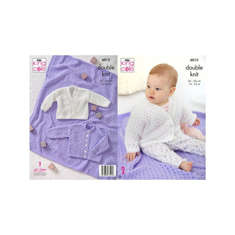 King Cole Baby DK Knitting Pattern 6013
