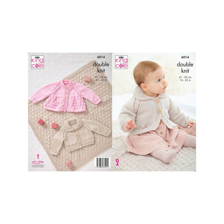 King Cole Baby DK Knitting Pattern 6014