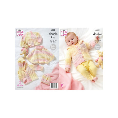 King Cole Baby DK Knitting Pattern 6032