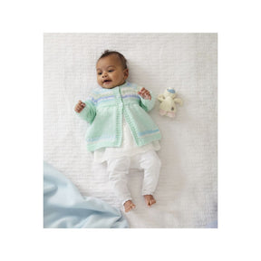 King Cole Baby Cardigan DK Knitting Pattern 6211