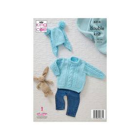 King Cole Baby DK Knitting Pattern 6214