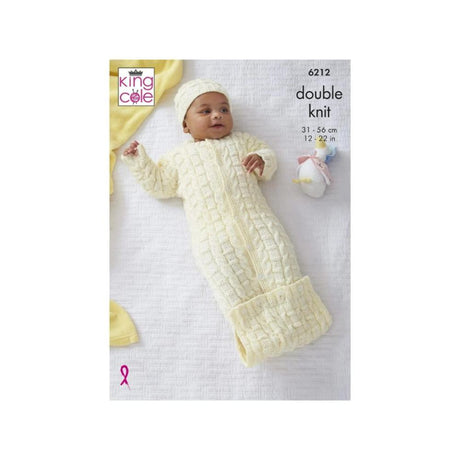 King Cole Baby Sleeping Bag Knitting Pattern 6212