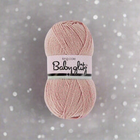 King Cole Baby Glitz DK Soft Sparkly Baby Knitting Yarn