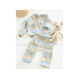 King Cole Baby Cardigan and Trousers Knitting Pattern 6460