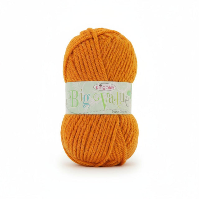 King Cole Big Value Super Chunky Knitting Yarn - Cosy, Colourful & Quick-Knit to Knit