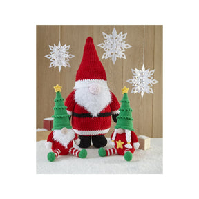 King Cole Christmas Crochet Book 9 - Santa Gonk