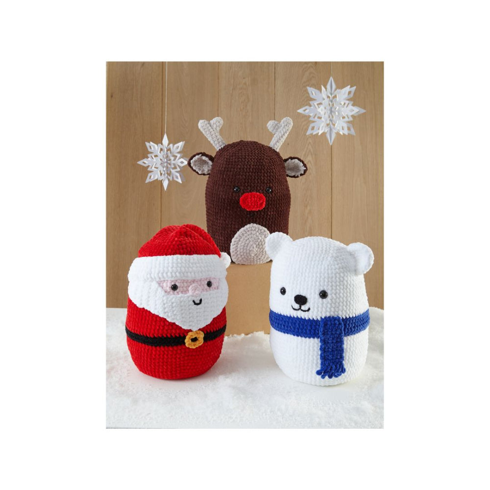 King Cole Christmas Crochet Book 9 Reindeer and Polar Bear Patterns