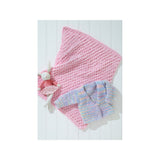 King Cole Chunky Baby Blanket Knitting Pattern 6416