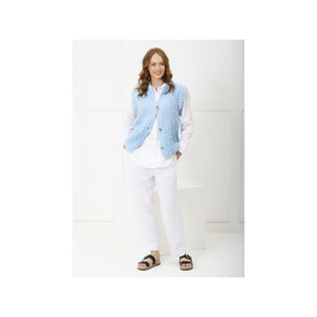 King Cole Chunky Gilet Knitting Pattern 6394