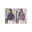 King Cole Chunky Knitting Pattern 4715