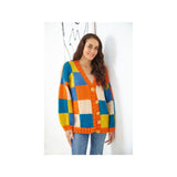 King Cole Chunky Cardigan Knitting Pattern 6122