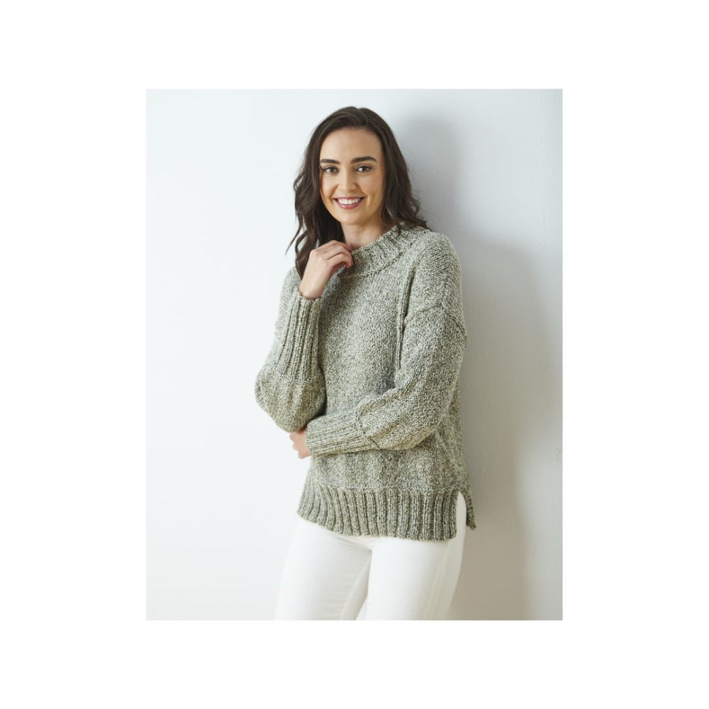 King Cole Chunky Sweater Knitting Pattern 6376