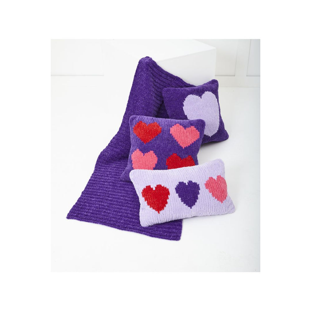 King Cole Chunky Throw and Cushions Knitting Pattern 6397