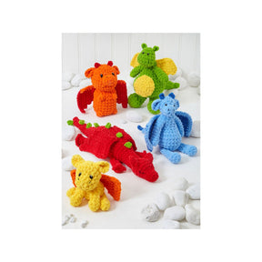 King Cole Crochet Dragon Pattern 9204