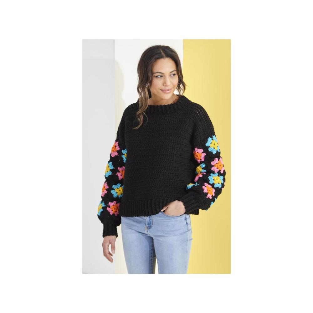 King Cole Crochet Jumper Pattern 6228 – Wool n Stuff