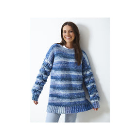 King Cole Crochet Jumper Pattern 6296