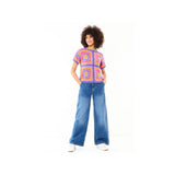 King Cole Crochet Short Sleeve Top Pattern 6488