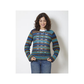 King Cole Crochet Sweater Pattern 6279