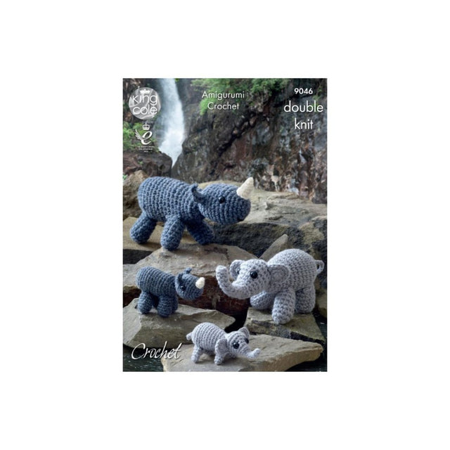 King Cole Crochet Toy Pattern 9046