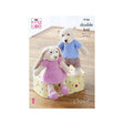 King Cole Crochet Rabbit and Bear Toy Pattern 9126
