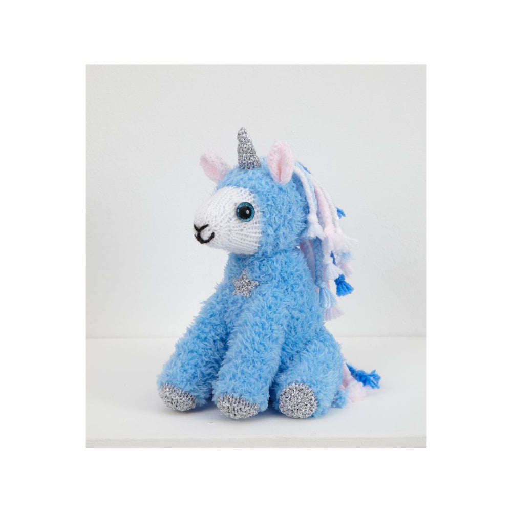 King Cole Cuddly Creatures Book Baby Blue Unicorn