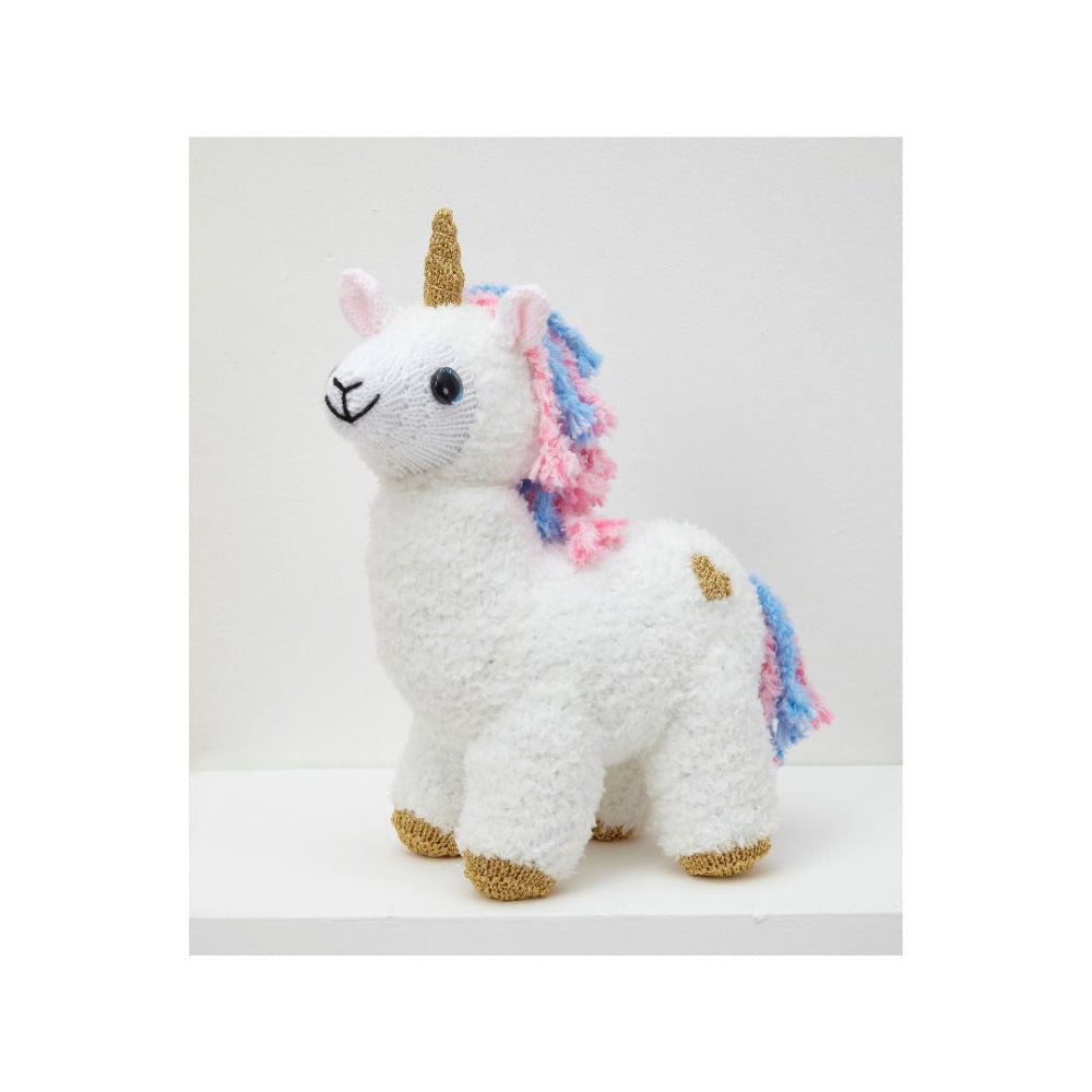 King Cole Cuddly Creatures Book Large White Unicorn