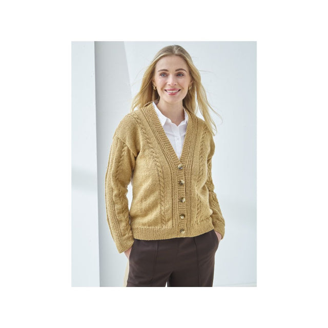 King Cole DK Cardigan Knitting Pattern 6515