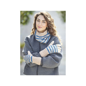 King Cole DK Gloves and Cowl Knitting Pattern 6458
