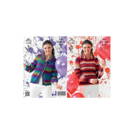 King Cole DK Knitting Pattern 3949