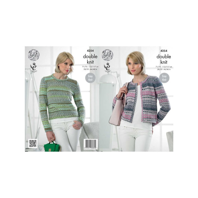 King Cole DK Knitting Pattern 4254