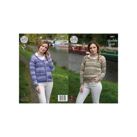 King Cole DK Knitting Pattern 4801