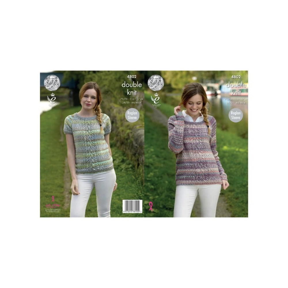 King Cole DK Knitting Pattern 4802