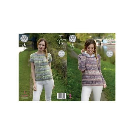 King Cole DK Knitting Pattern 4802