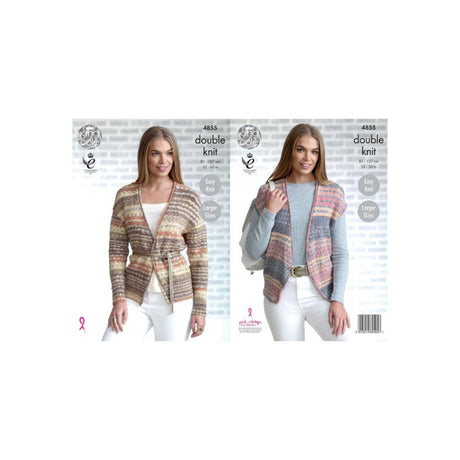 King Cole DK Knitting Pattern 4855